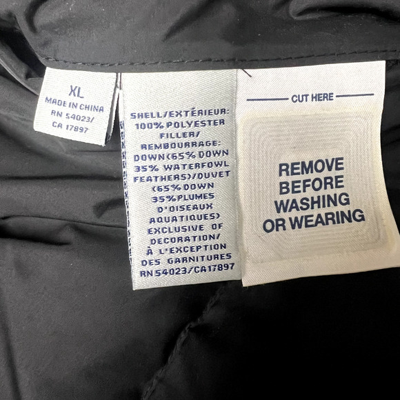 Vintage Y2K Old Navy Size XL Outerwear Down Filled Reversible Puffer Jacket Coat - Picture 4 of 9